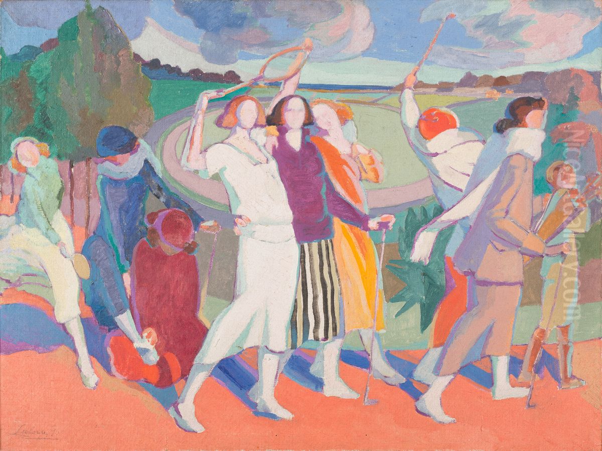 Deporte Oil Painting by Guillermo Laborde