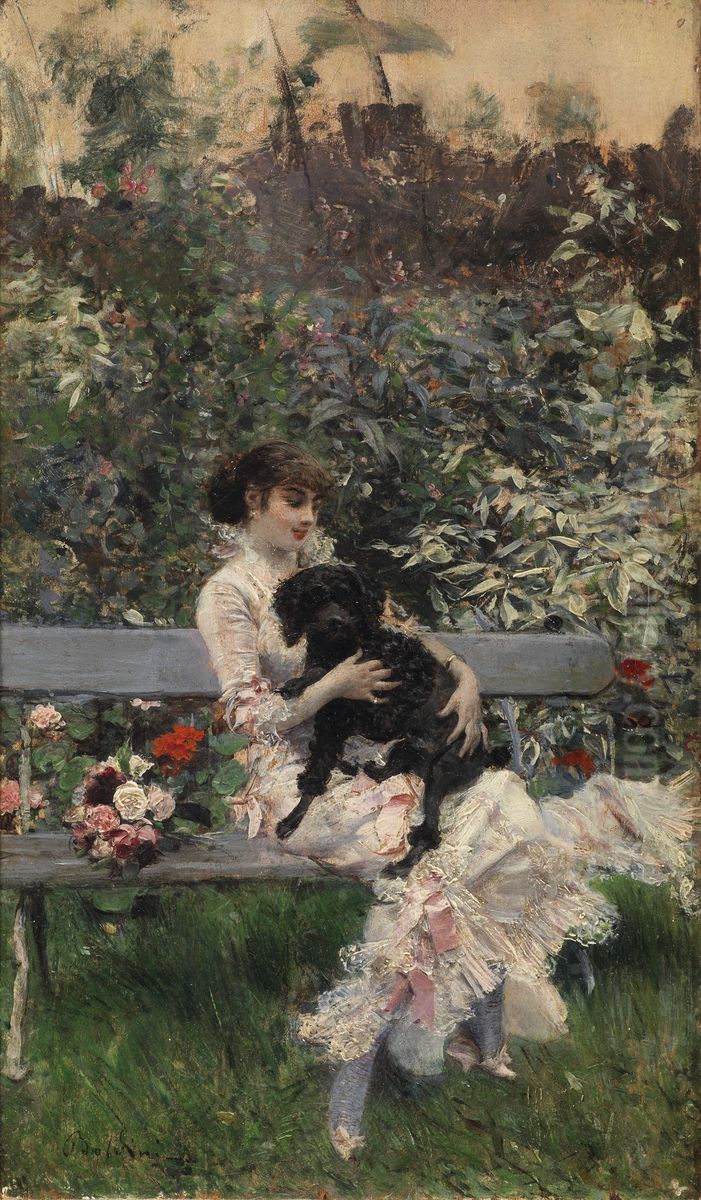 The loyal friend Oil Painting by Giovanni Boldini