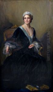 Portretul Reginei Maria a Romaniei, nascuta Printesa Maria de Edinburgh