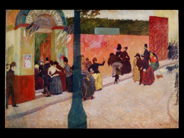 Moulin de la Galette Oil Painting by Federico Zandomeneghi