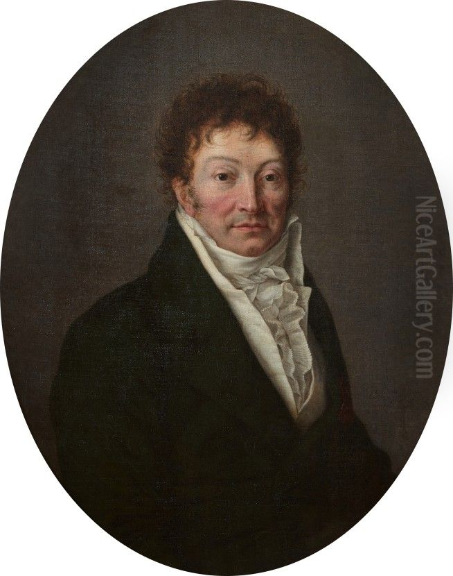Louis Bruyere (1758-1831), Interim inspector 1810 Oil Painting by Elise Bruyere