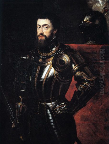 Portrait of Charles V Oil Painting by Peter Paul Rubens