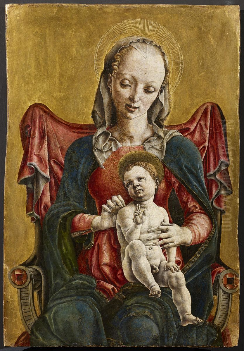 Madonna and Child Oil Painting by Cosimo Tura