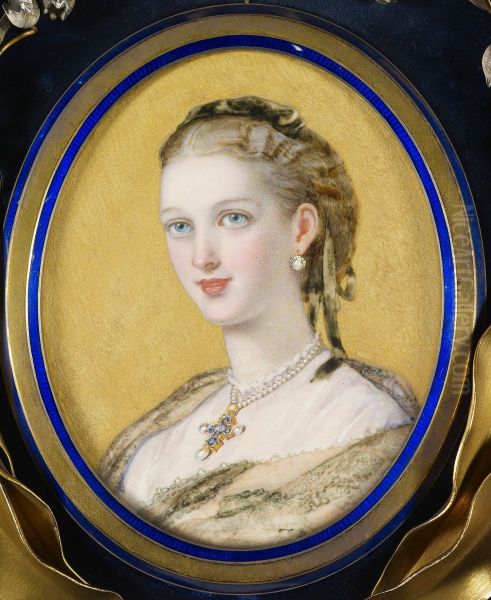 Queen Alexandra (1844-1925), when Princess of Wales Oil Painting by Annie Dixon
