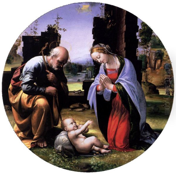Adoration of the Child Oil Painting by Fra Bartolomeo