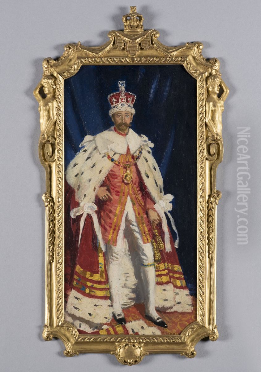 King George V (1865-1936) Oil Painting by William Orpen