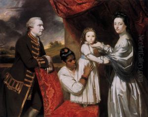 Tysoe Saul Hancock, his wife Philadelphia, their daughter Elizabeth and their Indian maid Clarinda