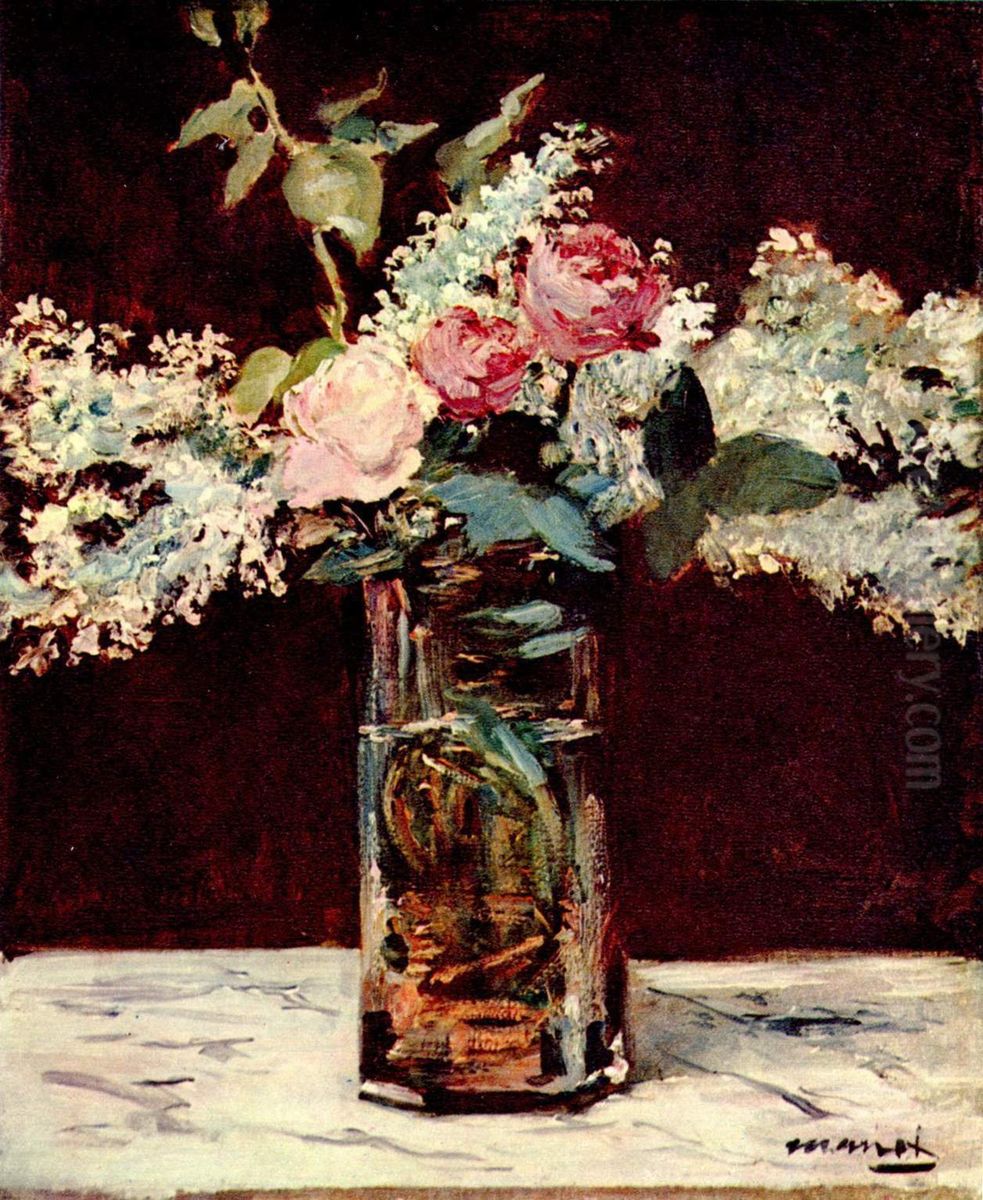 Still life Oil Painting by Edouard Manet