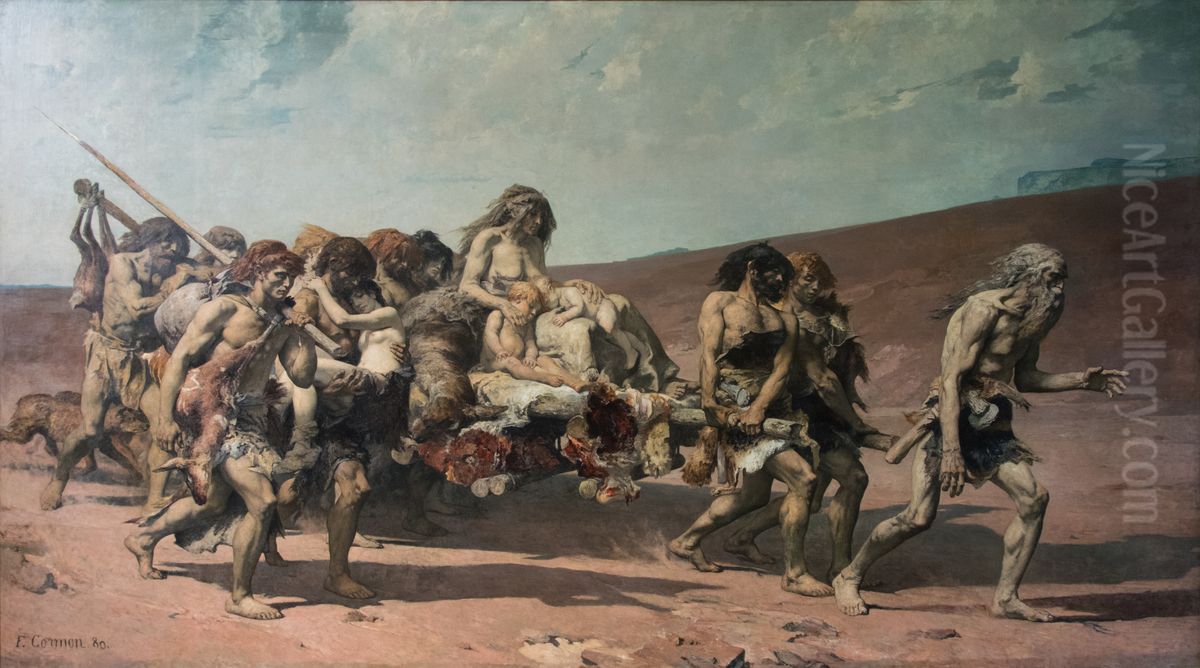 Cain Oil Painting by Fernand Cormon