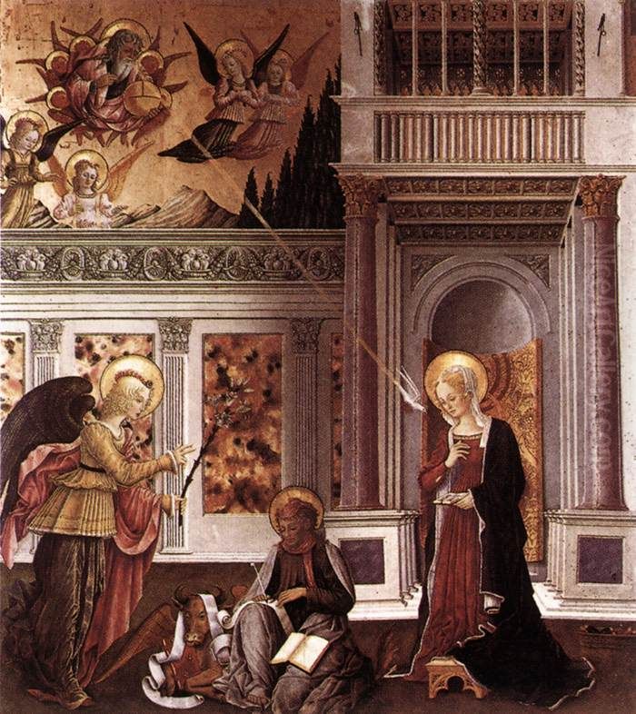 Annunciation Oil Painting by Benedetto Bonfigli