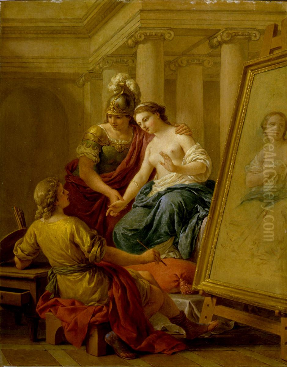 Painting Oil Painting by Louis-Jean-Francois Lagrenee