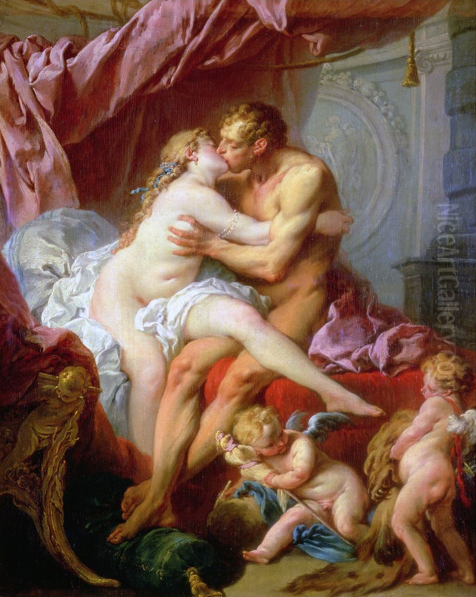 Hercule et Omphale Oil Painting by Francois Boucher