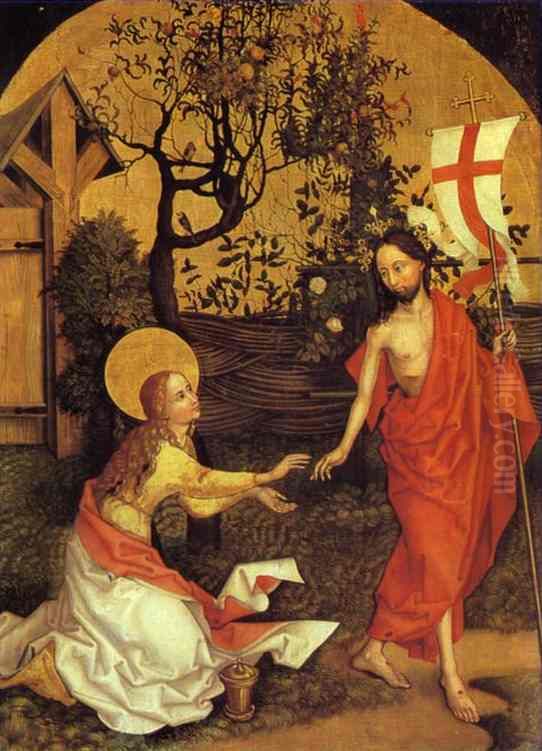 Noli me tangere Oil Painting by Martin Schongauer