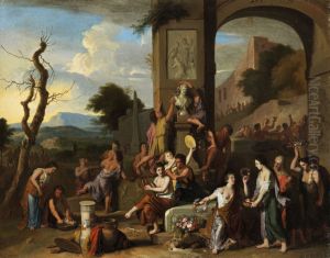 A sacrifice in Roman ruins
