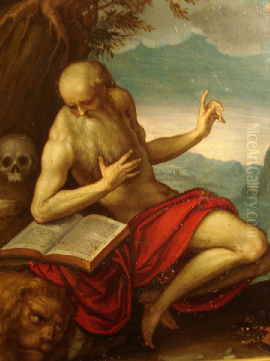 The Francesco St Jerome Oil Painting by Palma il Giovane