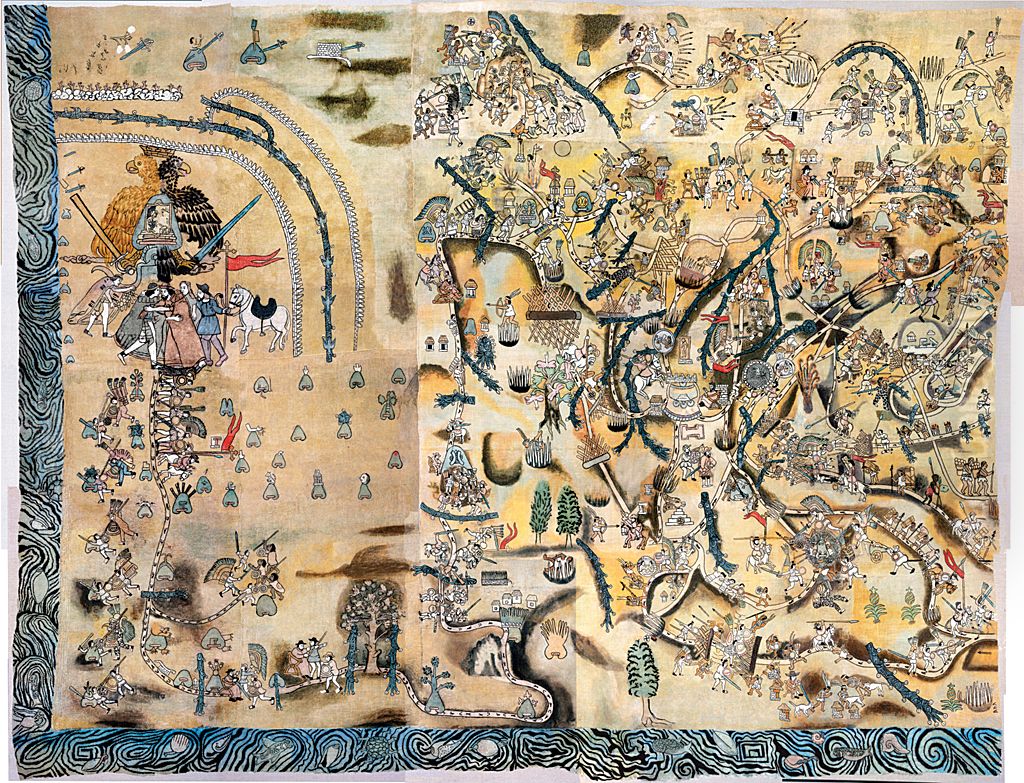 Lienzo de Quauhquechollan Oil Painting by unknown