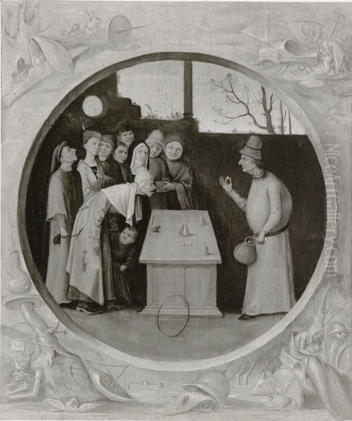 The Conjurer Oil Painting by Hieronymus Bosch