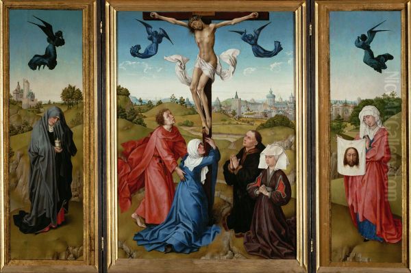 Kreuzigungsaltar Oil Painting by Rogier van der Weyden