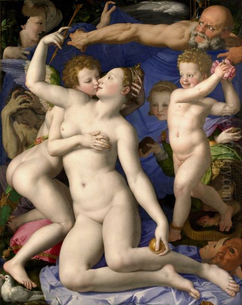 Allegorie du triomphe de Venus Oil Painting by Bronzino