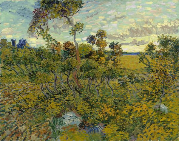 Sunset at Montmajour Oil Painting by Vincent Van Gogh