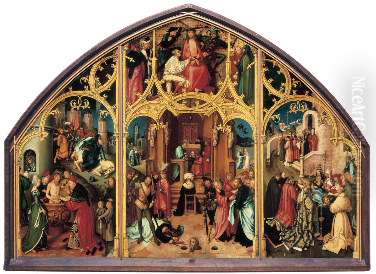 Basilica San Paolo fuori le mura Oil Painting by Hans Holbein the Elder