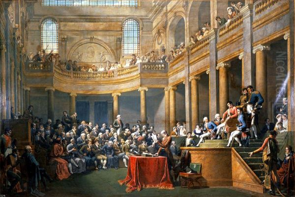 Les Comices de Lyon Oil Painting by Nicolas-Andre Monsiau