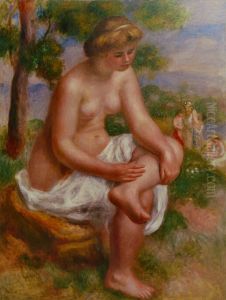 Baigneuse assise dans un paysage, dite Eurydice