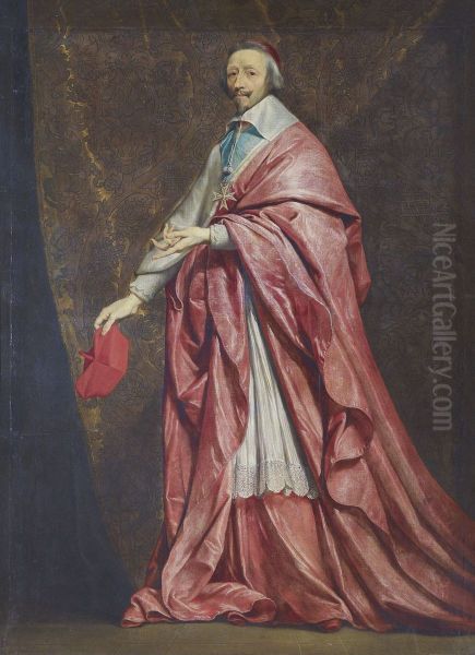 Le Cardinal de Richelieu Oil Painting by Philippe de Champaigne