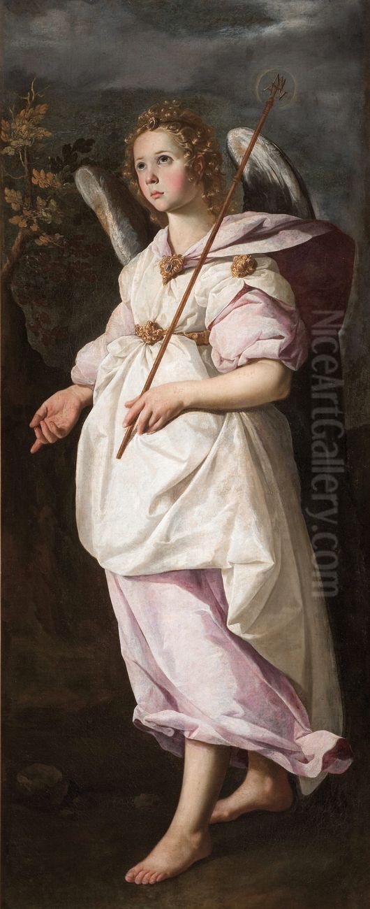 Saint Gabriel the Archangel Oil Painting by Francisco De Zurbaran
