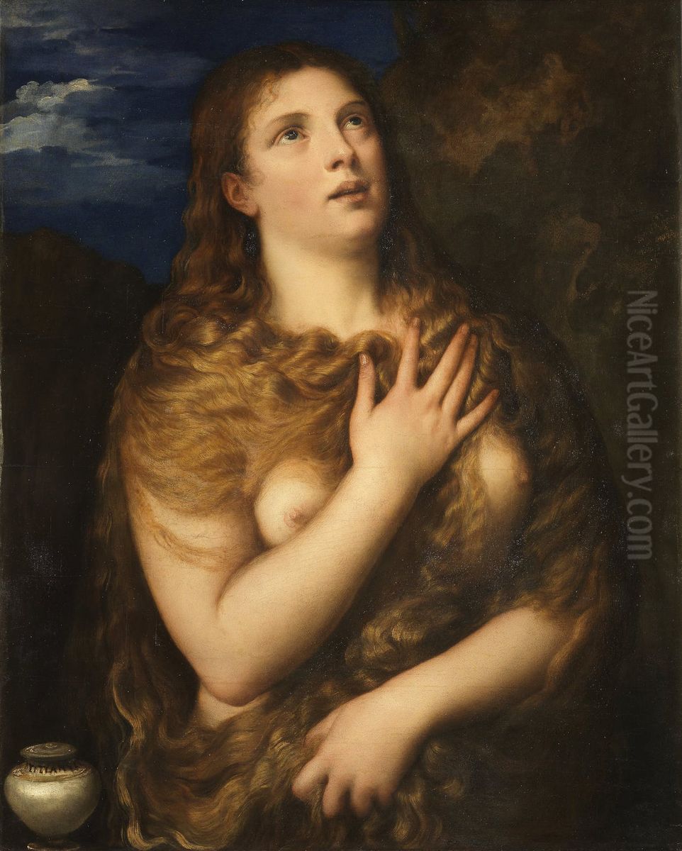 Maddalena penitente Oil Painting by Titian