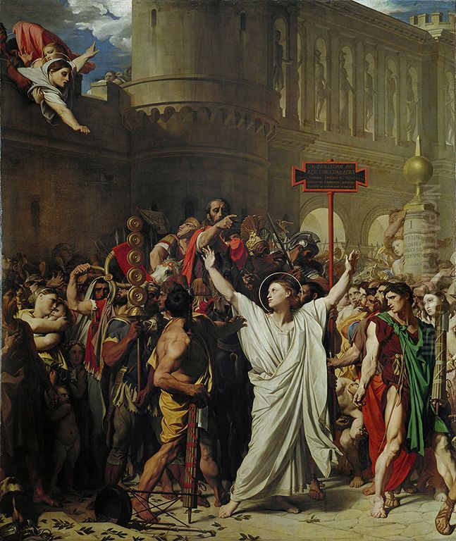 Martyr of Saint-Symphorien Oil Painting by Jean Auguste Dominique Ingres Martyr of Saint-Symphorien Oil Painting by Jean Auguste Dominique Ingres