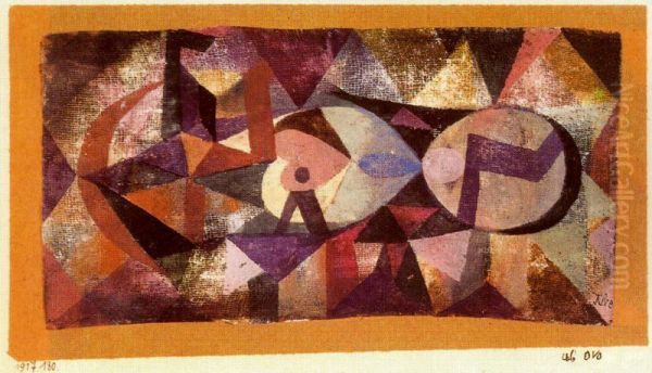 Ab ovo Oil Painting by Paul Klee