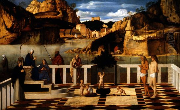 Allegoria sacra Oil Painting by Giovanni Bellini