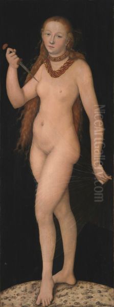 The Suicide of Lucretia Oil Painting by Lucas Cranach the Elder