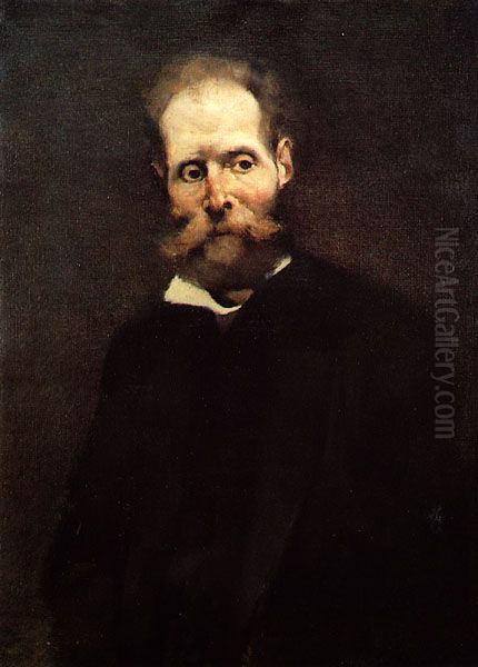 Antero de Quental Oil Painting by Columbano Bordalo Pinheiro