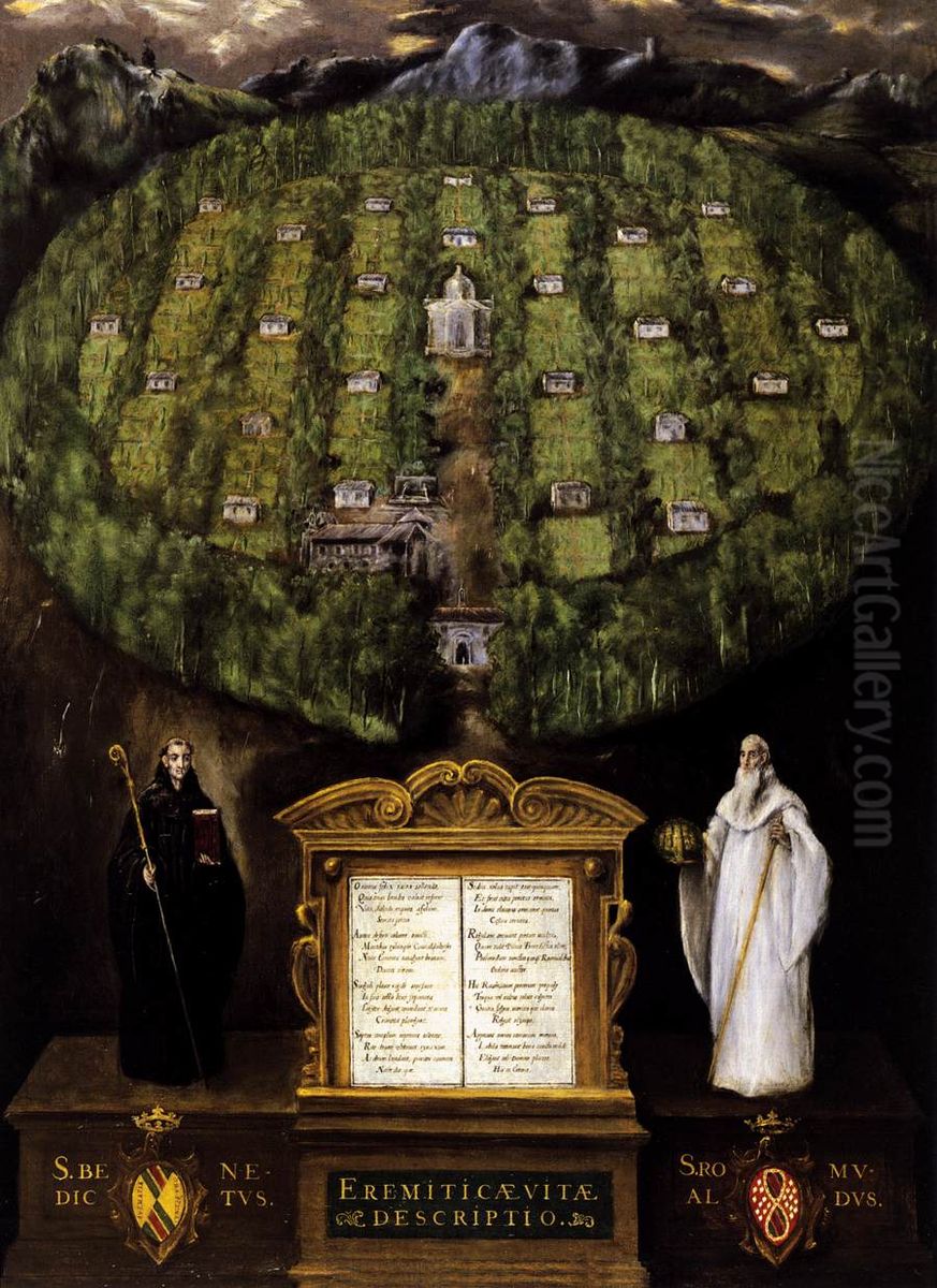 Alegoria de la Orden de los Camaldulenses Oil Painting by El Greco