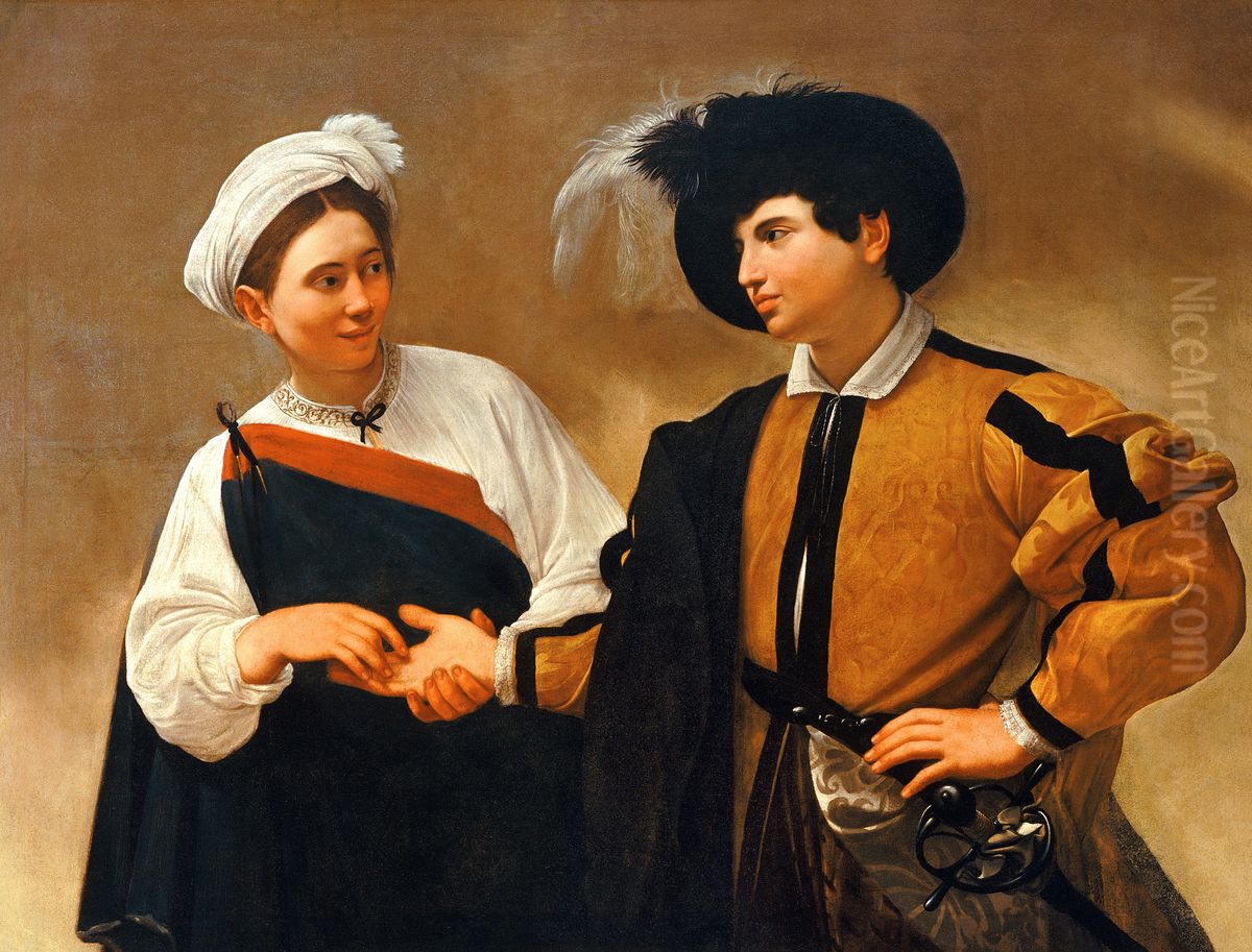 The Fortune Teller Oil Painting by Caravaggio