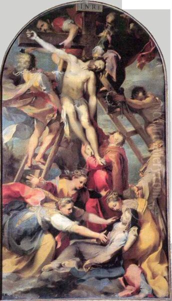 Deposizione dalla croce Oil Painting by Federico Barocci