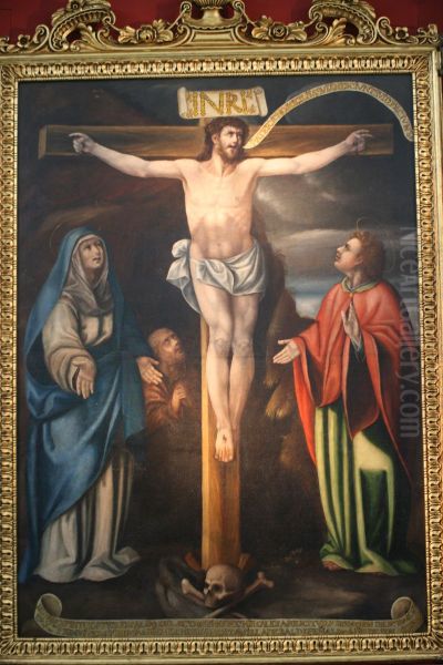 Christus of Chircales Oil Painting by shrine of Chircales