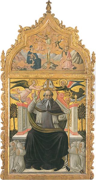 Saint Anthony Oil Painting by Niccolo di Liberatore