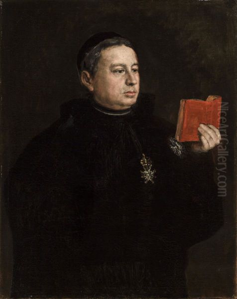El canonigo Jose Duaso y Latre Oil Painting by Francisco Goya Fuendetodos