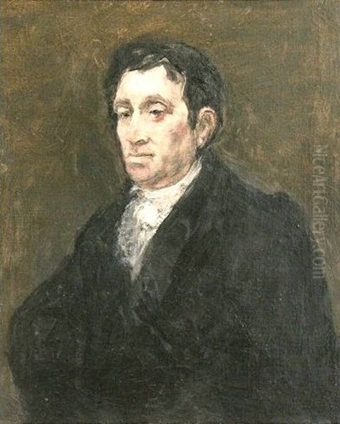 Portrait of Jose Pio de Molina Oil Painting by Francisco Goya