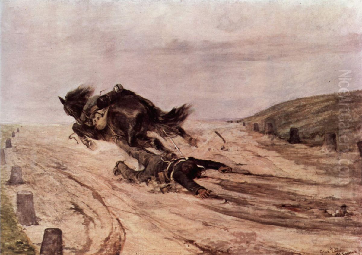 Der Steigbugel Oil Painting by Giovanni Fattori