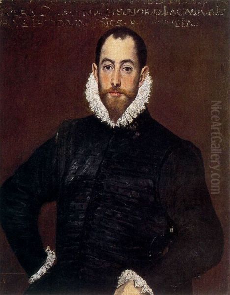 Portrait of a Gentleman from the Casa de Leiva Oil Painting by El Greco