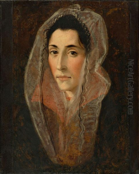 Portrait of a Lady Oil Painting by El Greco