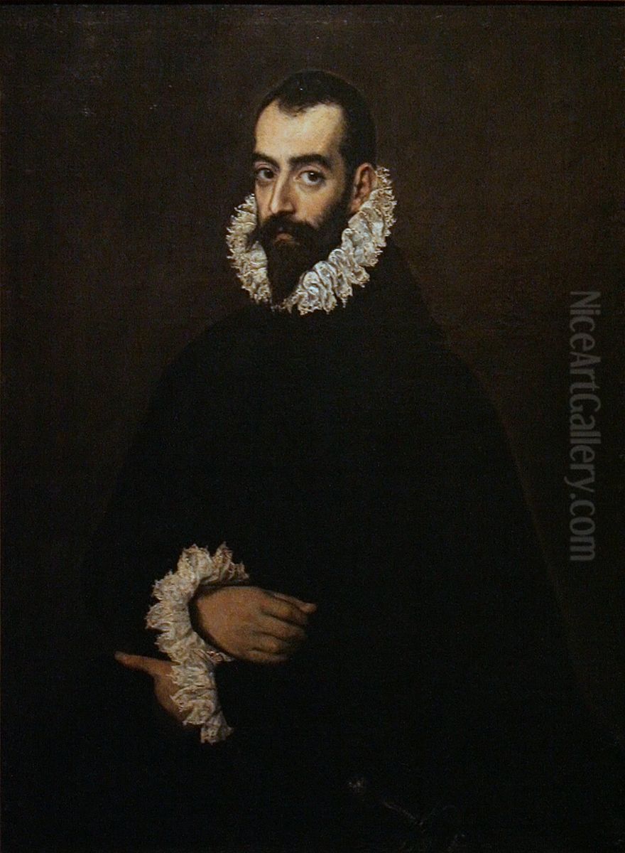 Portrait of Juan Alfonso de Pimentel y Herrera, 8th Conde de Benavente Oil Painting by El Greco