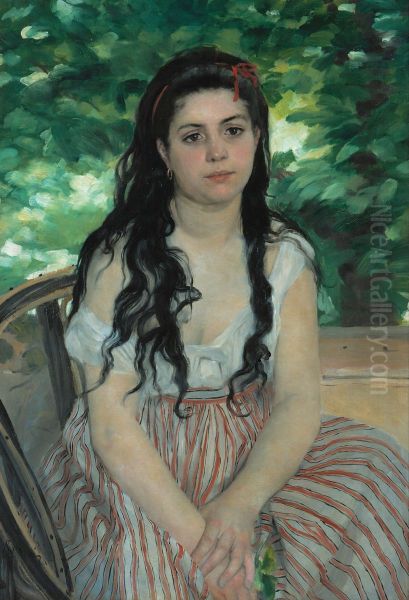 In the Summer Oil Painting by Pierre Auguste Renoir