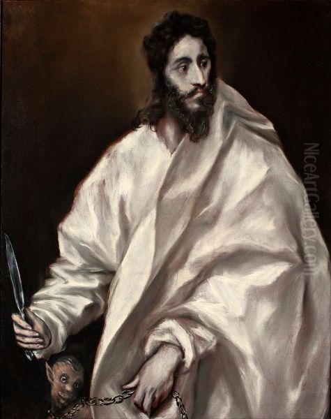 Bartholomew the Apostle Oil Painting by El Greco