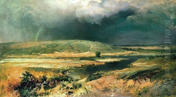The Volga Lagoon Oil Painting by Fyodor Vasilyev