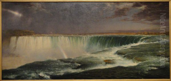 Niagara Oil Painting by Frederic Edwin Church